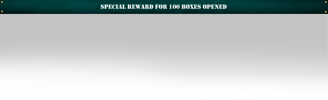 Special Reward For 100 Boxes Open